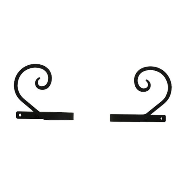 Village Wrought Iron Village Wrought Iron CUR-TB-103 Scroll Tie Backs CUR-TB-103 - main